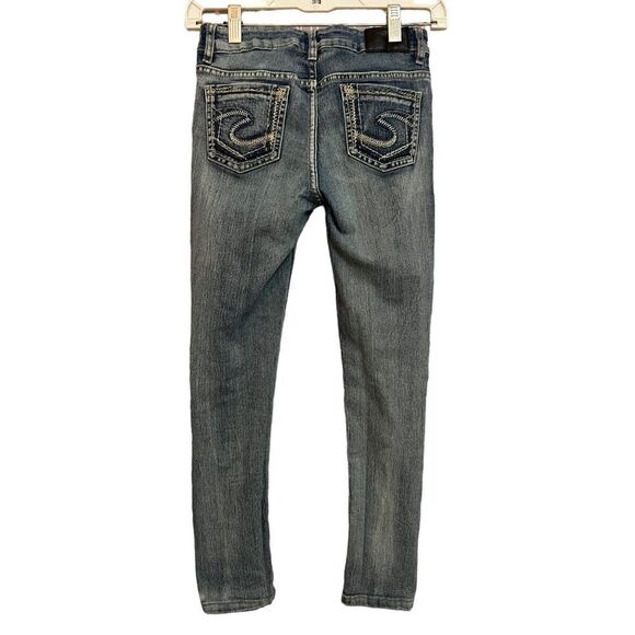 SOLD🚫 Silver Jeans Co. Amy Skinny Jeans - Girls’ 10 - Picture 6 of 9